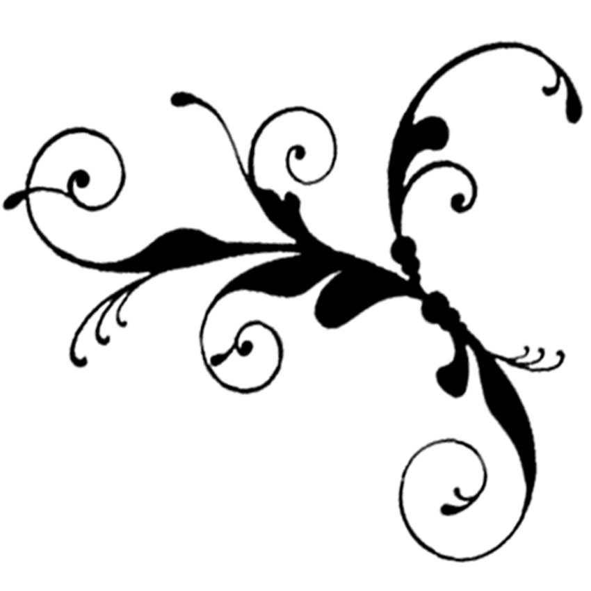 #1804 - Flourish - Halloween/Swirl